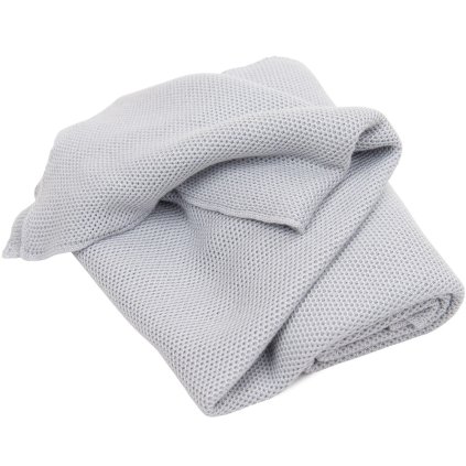 Bambusová zavinovacia deka šedá 85x85 cm nunobaby.sk