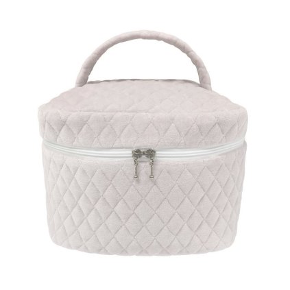 Caramella Golden Sand prešívaný kozmetický kufrík béžový 2 nunobaby.sk