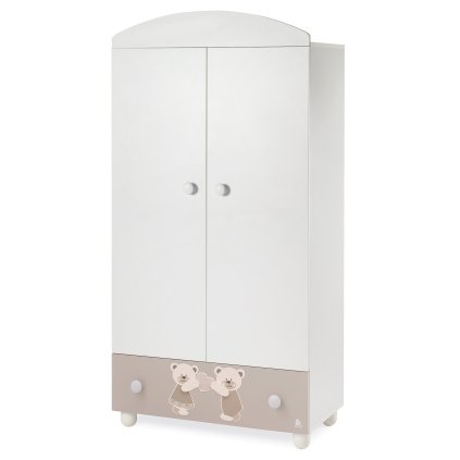 Italbaby detská šatníková skriňa Dolci Coccole hnedá nunobaby.sk