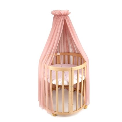 Tylový baldachýn Dreamy ružový 1 nunobaby.sk