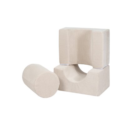 KR3EL238IE 1 MeowBaby® Aesthetic Shape penová zostava na hranie 3 dielny set béžová nunobaby.sk