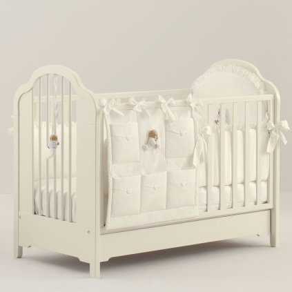 Nanán detská postieľka so zásuvkou Tato/Puccio smotanová nunobaby.sk