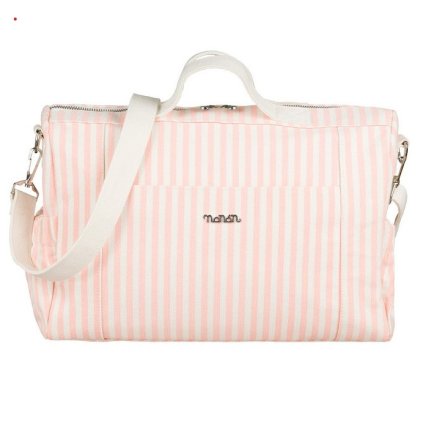 walking bag in pink canvas 18385 9202