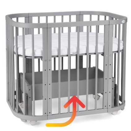 Hojdací mechanizmus pre oválnu postieľku šedá