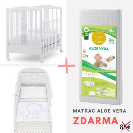 SET Pop Star biela béžová