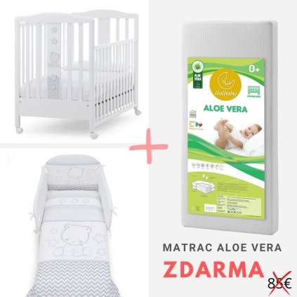 SET Pop Star biela šedá