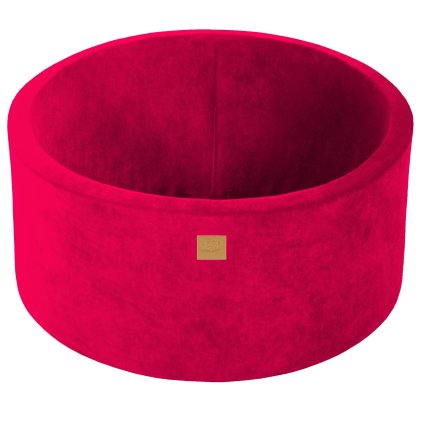 MeowBaby® Velvet detský suchý bazén 90x40cm - Magenta