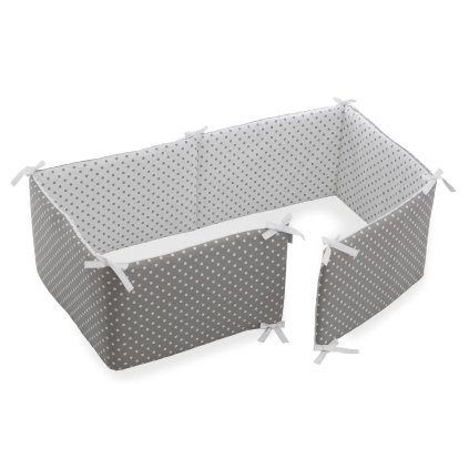 Mantinel okolo postieľky POIS šedý