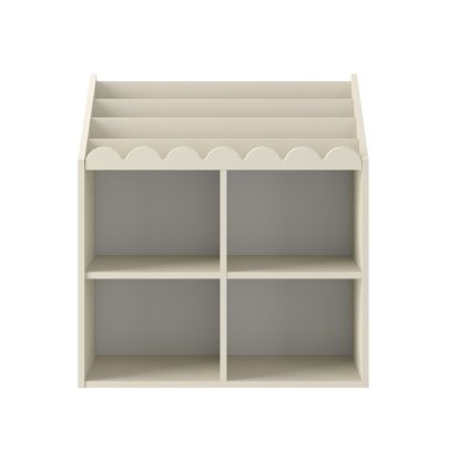 Elegantná detská knižnica béžová nunobaby 1