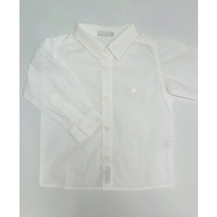 Nanán chlapčenská košeľa - biely macko