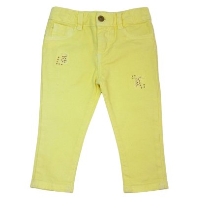 Nanán dievčenská nohavice – žltá