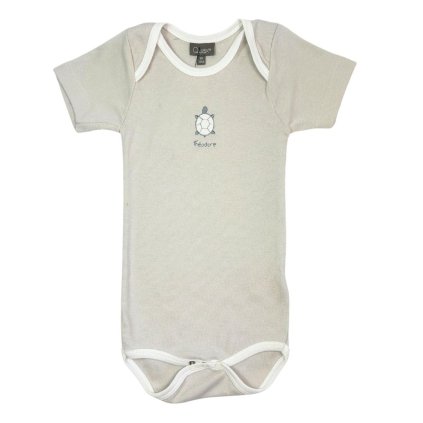 Quax detské bavlnené body Theodore - béžové