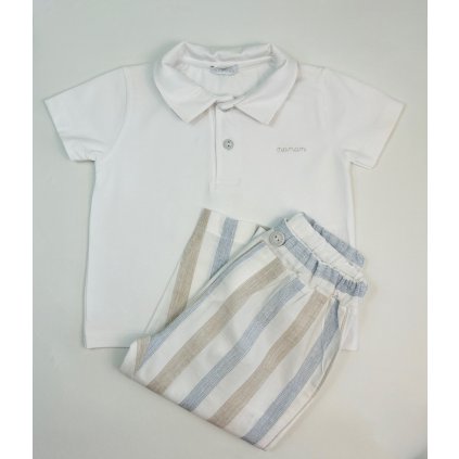 Nanán pruhované nohavice s tričkom