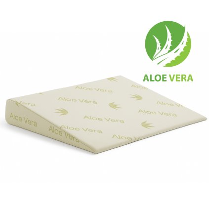 Klinový Antirefluxný detský vankúš do postieľky Aloe Vera - 35x60cm