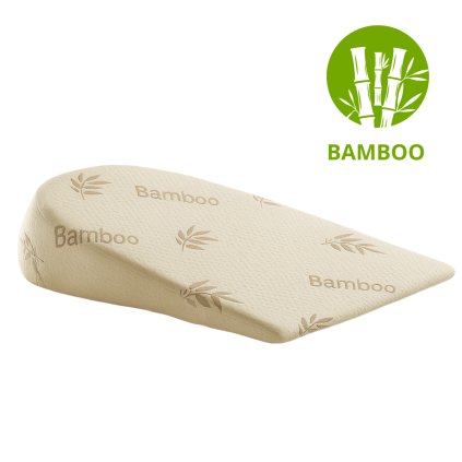 Antirefluxní klínový dětský polštář do kočárku Bamboo - 30x33cm_nunobaby
