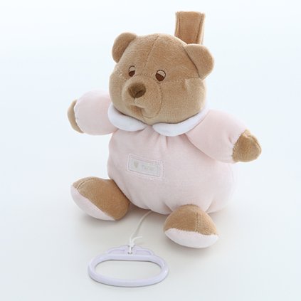 Nanán hrací medvedík na kočík Puccio ružový nunobaby.sk