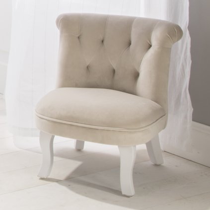 detské béžové malé kresielko nunobaby.sk