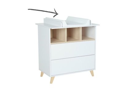QUAX externí rám na komodu Loft white