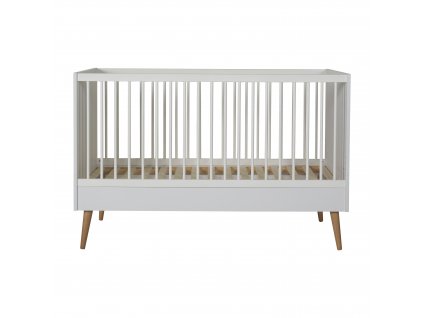 QUAX přestaviteľná postýlka Cocoon Ice white 140x70cm (2v1)