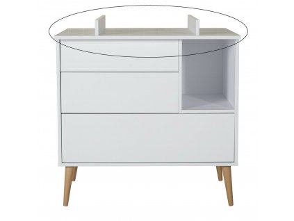 QUAX externí rám na komodu Cocoon Ice white