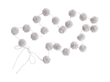 Mini PomPom Girlanda Oyster