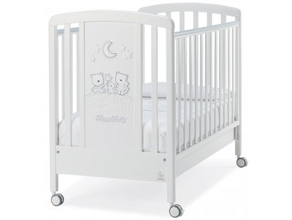 Italbaby postýlka Happy Family bílá