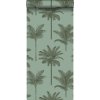 Tapeta Palm trees grayish green