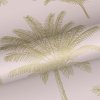 Tapeta Palm trees soft pink and gold