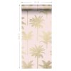 Tapeta Palm trees soft pink and gold