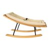 Quax dřevěné houpací lehátko beige