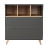 QUAX komoda do detskej izby Loft antracit nunobaby.sk