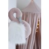 Ľanový baldachýn Pure Nature púdrovo ružový nunobaby.sk