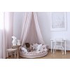 Ľanový baldachýn Pure Nature púdrovo ružový nunobaby.sk