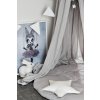 Ľanový baldachýn Pure Nature bledo šedý nunobaby.sk