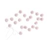 Mini PomPom Girlanda Pale Rose