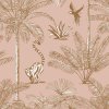 Tapeta XXL Jungle peach pink