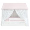 detská posteľ Dream v tvare domčeka ružová 160x80cm nunobaby.sk