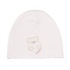 Nanán dětská čepice s medvídkem růžová