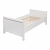 Quax prestaviteľná detská postieľka Stripes biela 140x70cm (2v1) nunobaby.sk