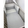 Quax obliečky do postieľky Tender 100x135cm - biela/bledošedá nunobaby.sk