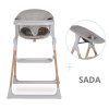 SADA - Quax jedálenská stolička Viola + lehátko (2v1) - šedá nunobaby.sk