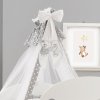 baldachýn nad postieľku Dolci Coccole šedá nunobaby.sk