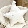 Boho dekoračný vankúš hviezdička biely 2 nunobaby.sk