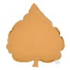 Pure Nature dekoračný vankúš lipový list zo 100% ľanu karamel nunobaby.sk