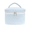 Caramella Baby Blue prešívaný kozmetický kufrík modrý nunobaby.sk