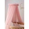 Tylový baldachýn Dreamy ružový 2 nunobaby.sk