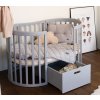 Úložný box pre oválnu postieľku SmartGrow/SweetDream - šedá