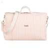 walking bag in pink canvas 18385 9202