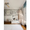 Detská posteľ Dream v tvare domčeka so zábranami 160x80cm - biela_nunobaby_4