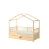eng pl Dream nest pine house bed 80x160 along with two safety rails and a drawer 1090 5